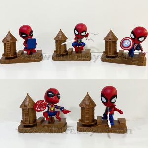 فیگور اسپایدرمن با قلعه